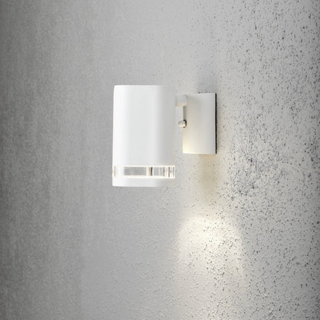 Konstsmide Modena Band Outdoor Wall Light White –  from Amos Lighting + Home