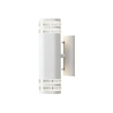 Konstsmide Modena Double Band Outdoor Twin Wall Light White –  from Amos Lighting + Home