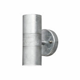 Konstsmide Modena Outdoor Twin Wall Light Galvanised Steel –  from Amos Lighting + Home