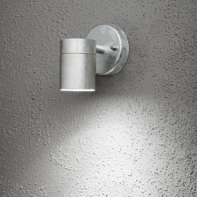 Konstsmide Modena Outdoor Wall Light Galvanised Steel –  from Amos Lighting + Home