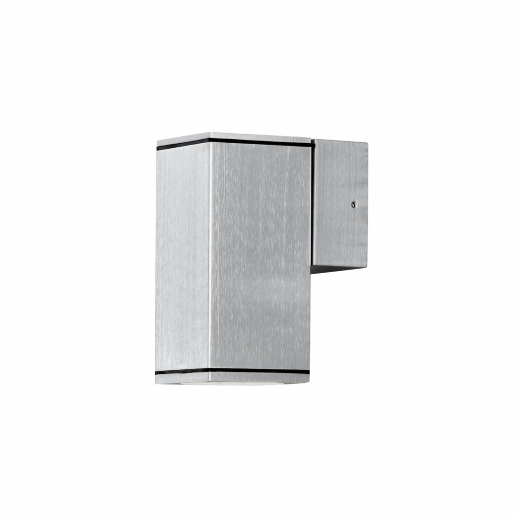 Konstsmide Monza Outdoor Wall Light Anodised Aluminium –  from Amos Lighting + Home