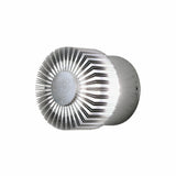 Konstsmide Monza Round Outdoor LED Wall Light Anodised –  from Amos Lighting + Home