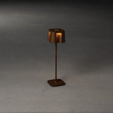 Konstsmide Nice Outdoor USB Rechargeable Table Lamp Rust –  from Amos Lighting + Home