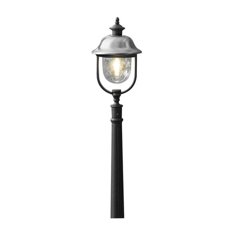 Konstsmide Parma Outdoor Bollard Black –  from Amos Lighting + Home