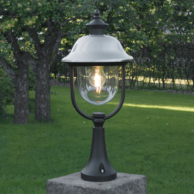 Konstsmide Parma Outdoor Pedestal Black –  from Amos Lighting + Home