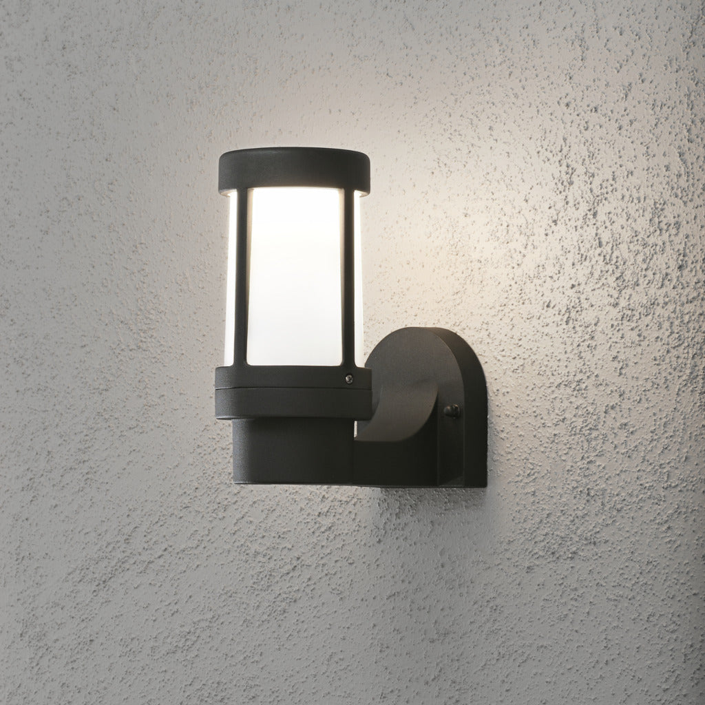 Konstsmide Siena Outdoor Wall Light Matt Black –  from Amos Lighting + Home