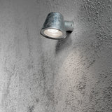 Konstsmide Trieste Outdoor Wall Light Galvanised –  from Amos Lighting + Home