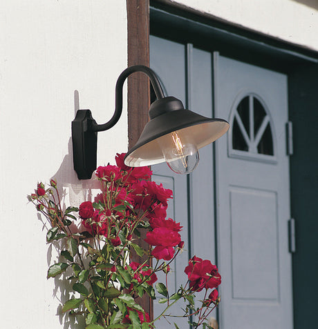 Konstsmide Vega Outdoor Wall Light Black –  from Amos Lighting + Home