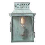 Elstead Lambeth Palace 1 Light Wall Lantern - Verdigris