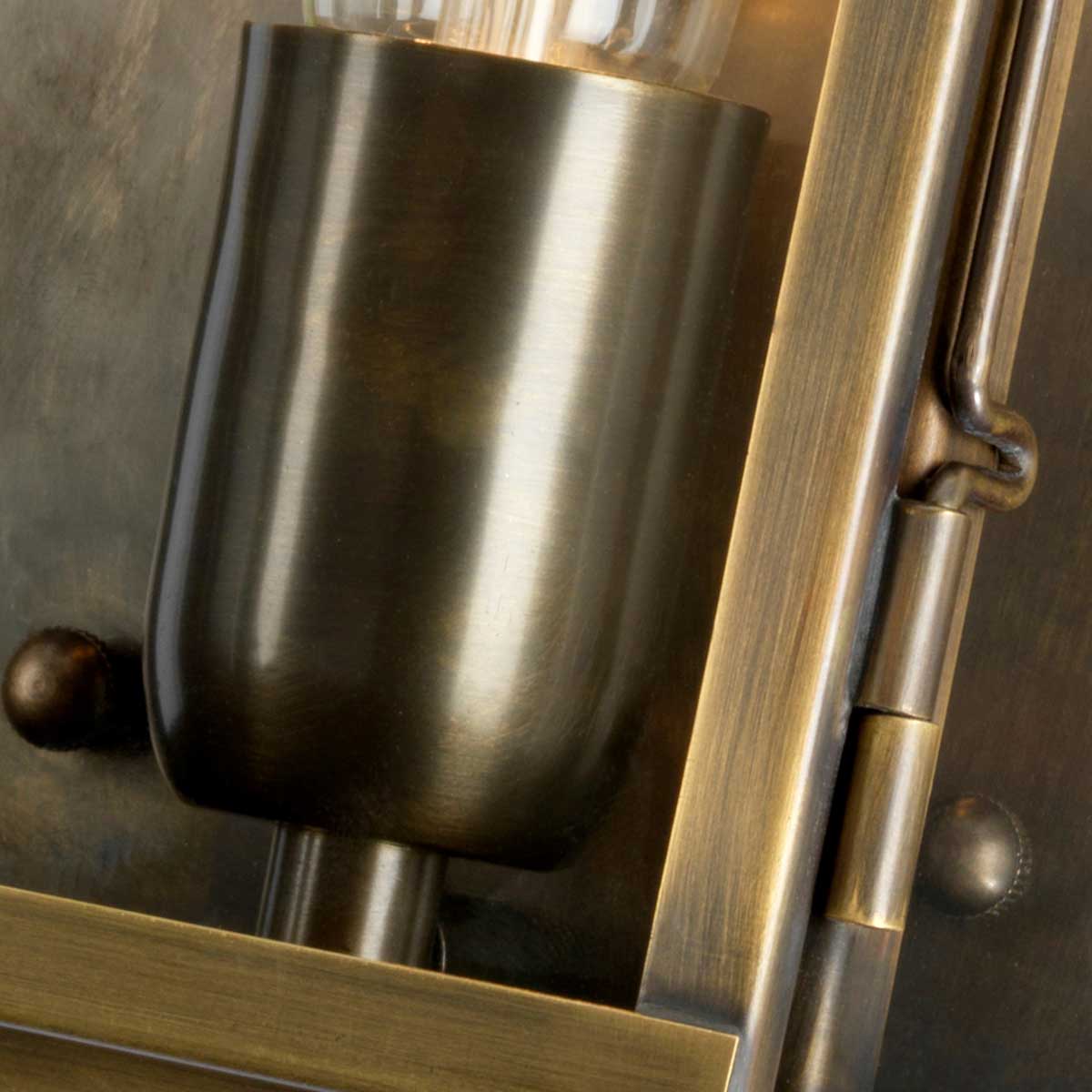 Elstead Lambeth Palace 1 Light Wall Lantern - Brass