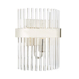 Laura Ashley Alexa Wall Light Polished Nickel with Glass Rods –  from Amos Lighting + Home