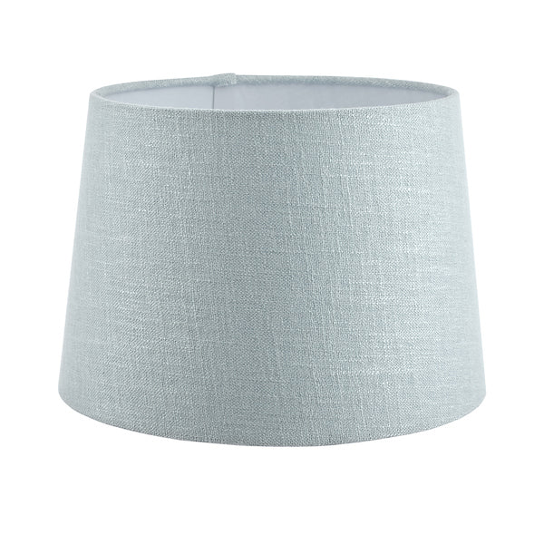 Laura Ashley Bacall Linen Empire Drum Shade Duck Egg Blue 20cm/8 inch –  from Amos Lighting + Home