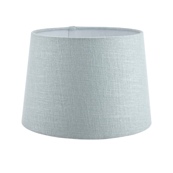 Laura Ashley Bacall Linen Empire Drum Shade Duck Egg Blue 30cm/12 inch –  from Amos Lighting + Home