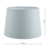 Laura Ashley Bacall Linen Empire Drum Shade Duck Egg Blue 40cm/16 inch –  from Amos Lighting + Home