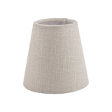 Laura Ashley Bacall Linen Empire Drum Shade Silver 12.5cm/5 inch –  from Amos Lighting + Home