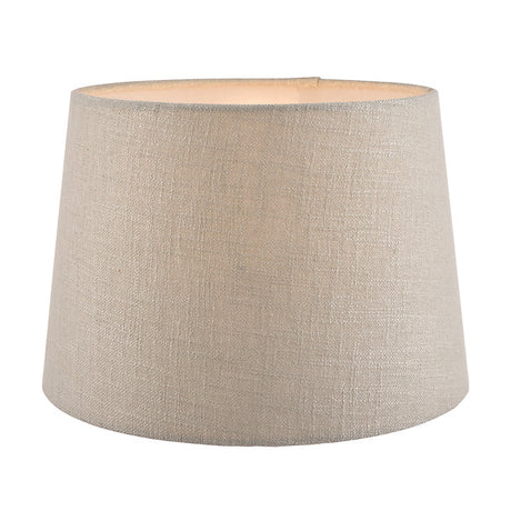 Laura Ashley Bacall Linen Empire Drum Shade Silver 25cm/10 inch –  from Amos Lighting + Home