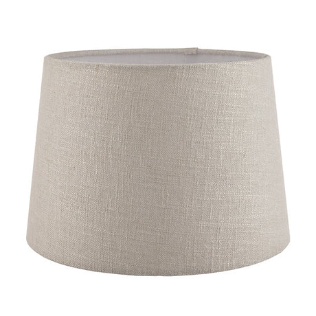 Laura Ashley Bacall Linen Empire Drum Shade Silver 25cm/10 inch –  from Amos Lighting + Home