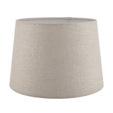 Laura Ashley Bacall Linen Empire Drum Shade Silver 40cm/16 inch –  from Amos Lighting + Home