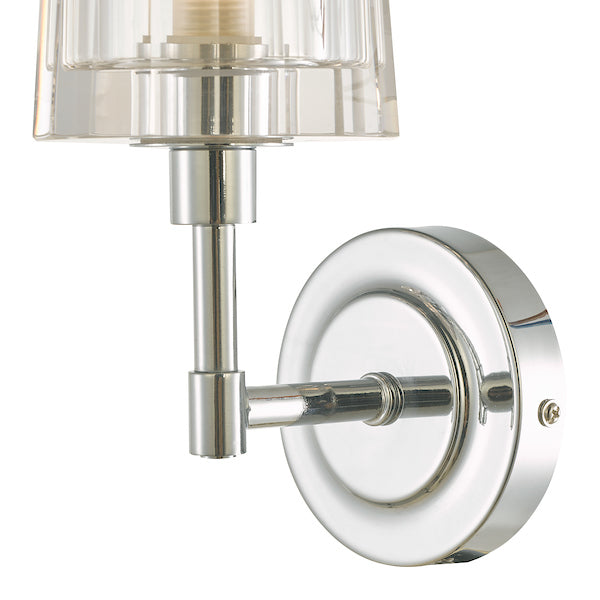 Laura Ashley Blake Bathroom Wall Light Crystal Polished Chrome IP44 –  from Amos Lighting + Home