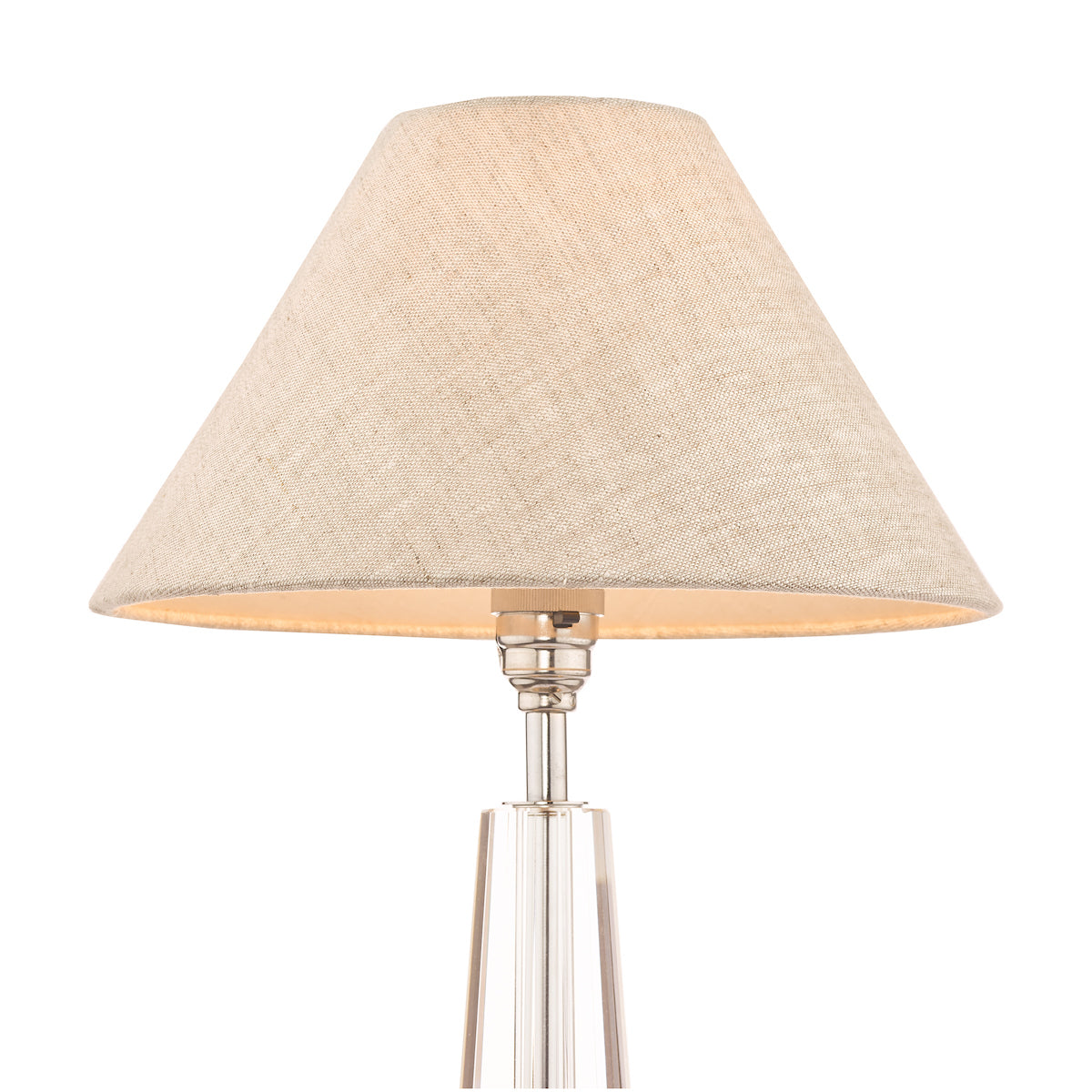 Laura Ashley Bray Shade Natural Linen 25cm/10 inch –  from Amos Lighting + Home