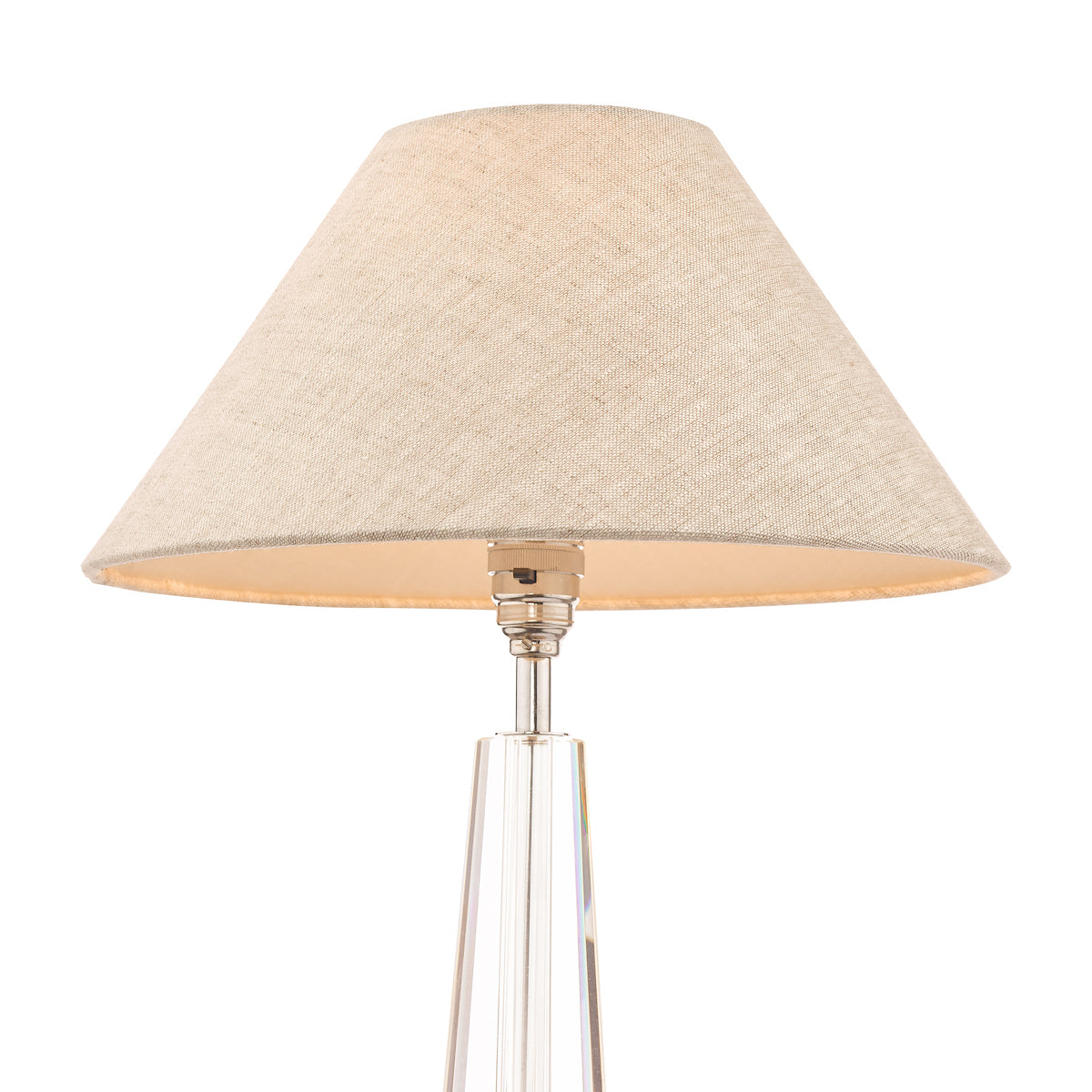 Laura Ashley Bray Shade Natural Linen 30cm/12 inch –  from Amos Lighting + Home