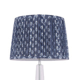 Laura Ashley Calcot Pleated Shade Navy 30cm/12 inch –  from Amos Lighting + Home