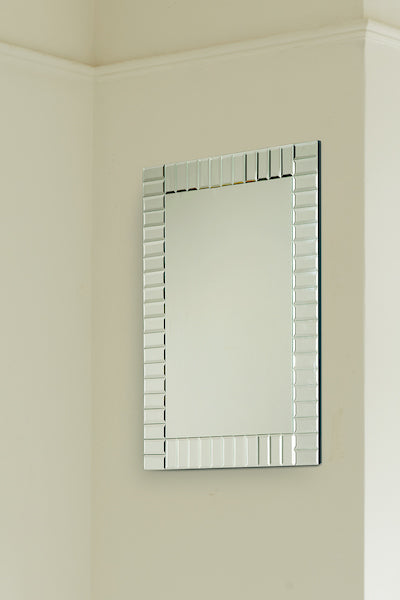 Laura Ashley Capri Small Rectangle Bevelled Mirror 60 x 45cm –  from Amos Lighting + Home