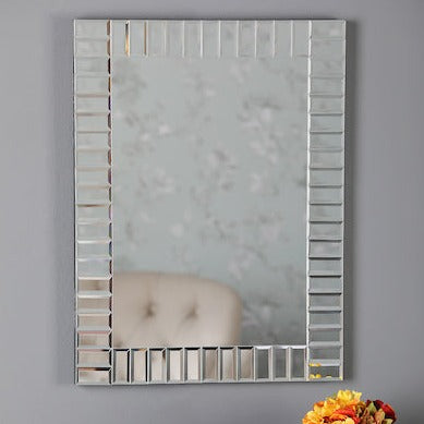 Laura Ashley Capri Small Rectangle Bevelled Mirror 60 x 45cm –  from Amos Lighting + Home