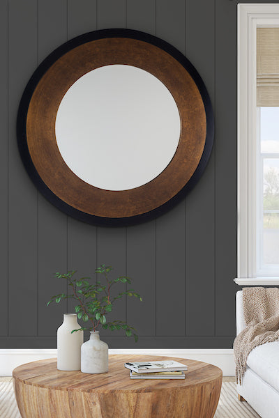 Laura Ashley Cara Round Mirror 110cm –  from Amos Lighting + Home