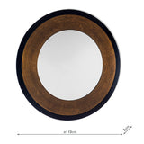 Laura Ashley Cara Round Mirror 110cm –  from Amos Lighting + Home