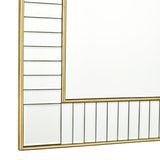 Laura Ashley Clemence Small Rectangle Mirror Gold Leaf 60 x 45cm –  from Amos Lighting + Home