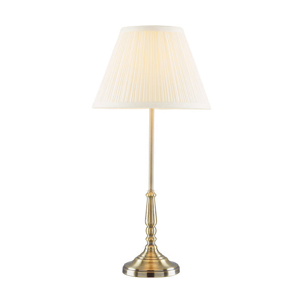 Laura Ashley Elliot Brass Table Lamp With White Shade –  from Amos Lighting + Home