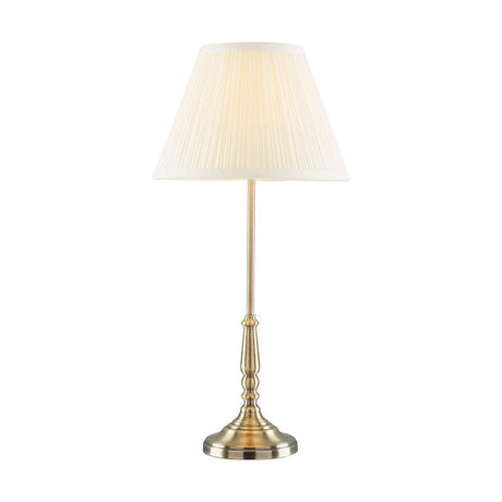 Laura Ashley Elliot Brass Table Lamp With White Shade –  from Amos Lighting + Home