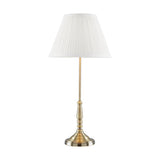 Laura Ashley Elliot Brass Table Lamp With White Shade –  from Amos Lighting + Home