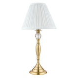 Laura Ashley Ellis Table Lamp Antique Brass with Ivory Shade –  from Amos Lighting + Home