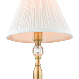 Laura Ashley Ellis Table Lamp Antique Brass with Ivory Shade –  from Amos Lighting + Home