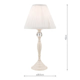 Laura Ashley Ellis Table Lamp Cream Ivory Shade –  from Amos Lighting + Home