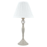 Laura Ashley Ellis Table Lamp Grey Table Lamp Ivory Shade –  from Amos Lighting + Home