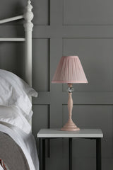 Laura Ashley Ellis Table Lamp Pink with Blush Shade –  from Amos Lighting + Home