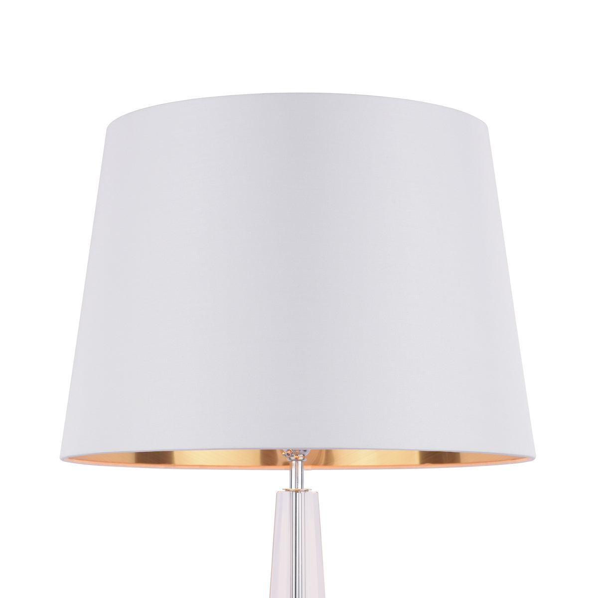 Laura Ashley Emyr Lamp Shade, Cream with Gold Metallic Lining 40cm/16 inch –  from Amos Lighting + Home