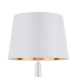 Laura Ashley Emyr Lamp Shade, Cream with Gold Metallic Lining 40cm/16 inch –  from Amos Lighting + Home