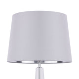 Laura Ashley Emyr Lamp Shade, Silver with Metallic Lining 30cm/12 inch –  from Amos Lighting + Home