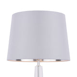 Laura Ashley Emyr Lamp Shade, Silver with Metallic Lining 30cm/12 inch –  from Amos Lighting + Home