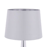 Laura Ashley Emyr Lamp Shade, Silver with Metallic Lining 30cm/12 inch –  from Amos Lighting + Home