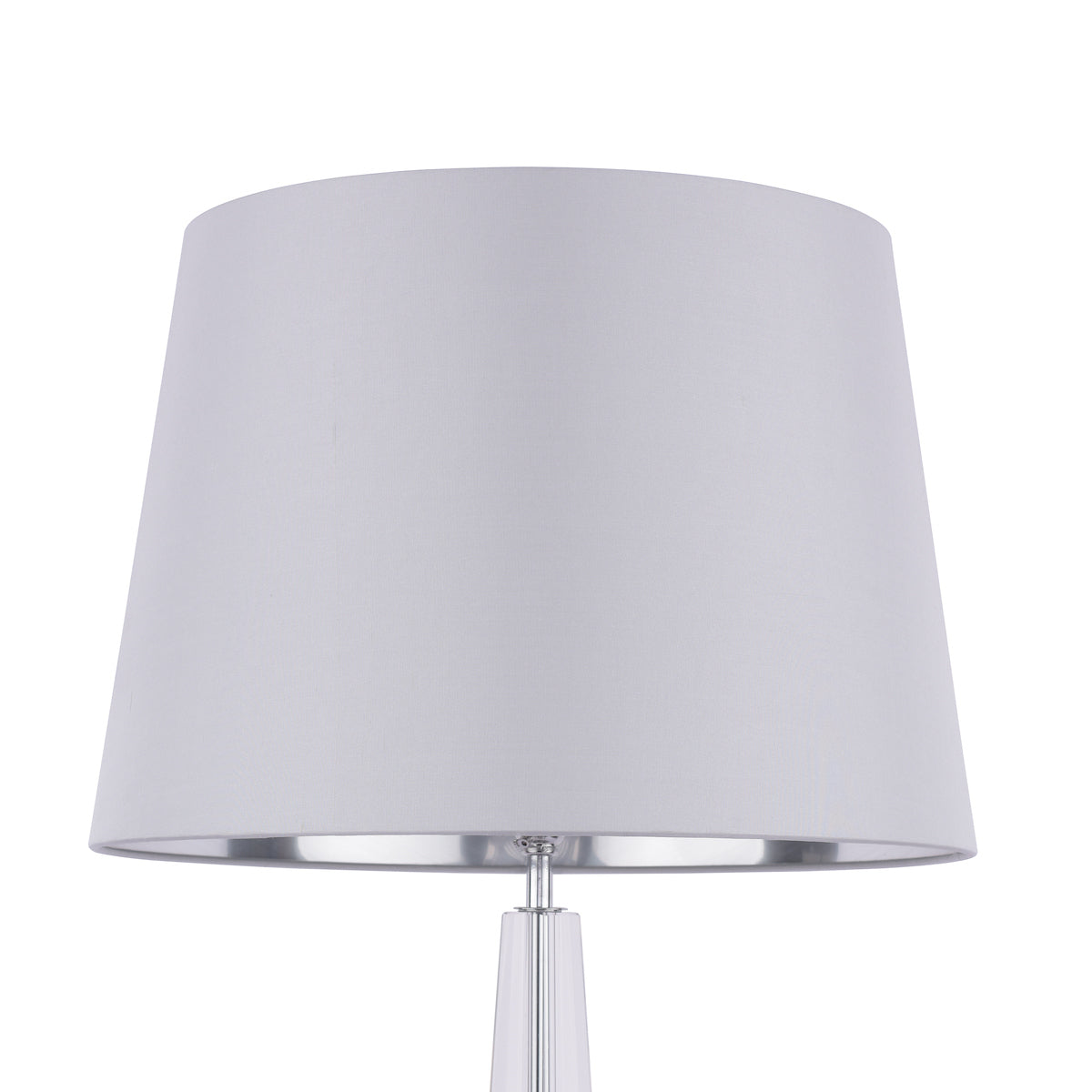 Laura Ashley Emyr Lamp Shade, Silver with Metallic Lining 40cm/16 inch –  from Amos Lighting + Home