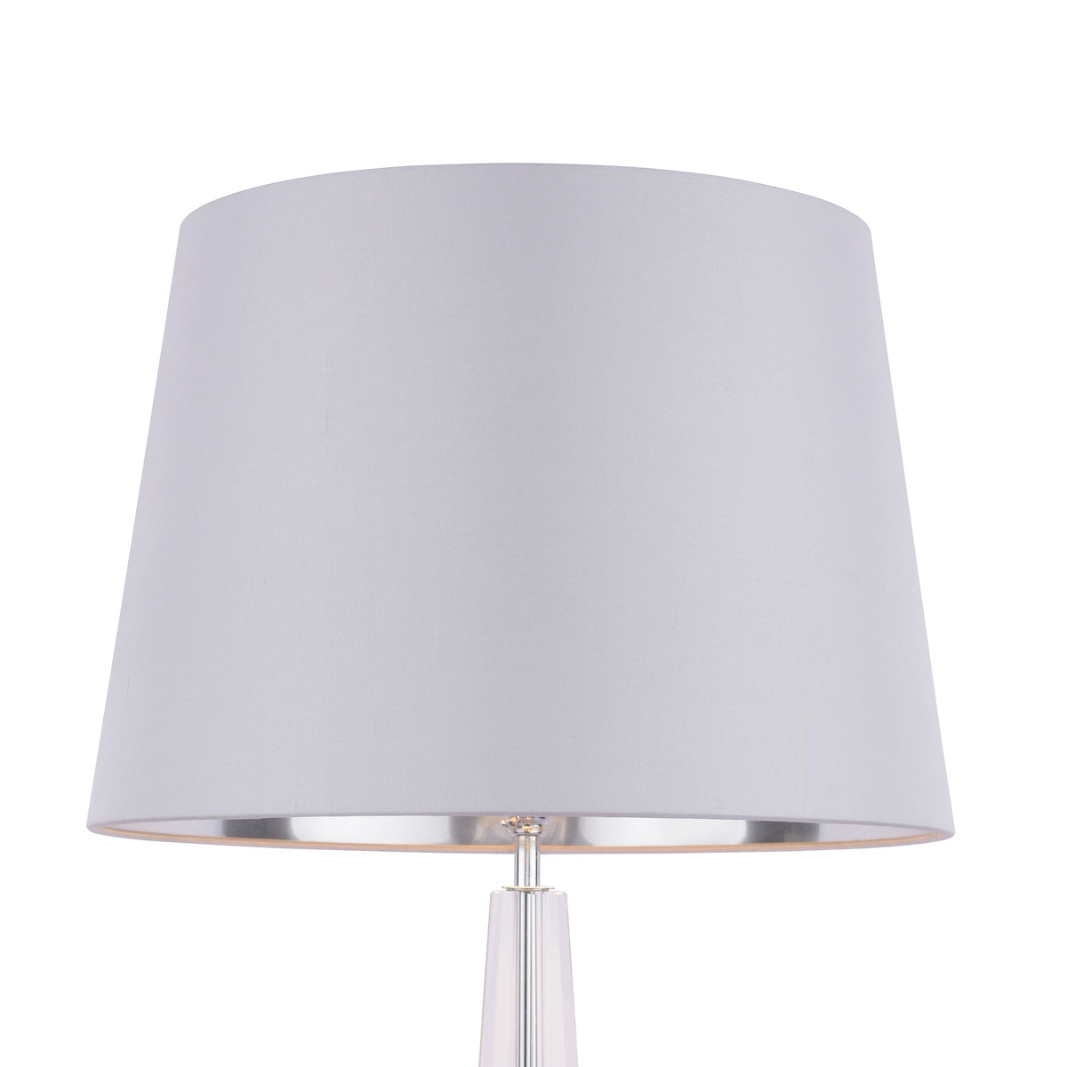 Laura Ashley Emyr Lamp Shade, Silver with Metallic Lining 40cm/16 inch –  from Amos Lighting + Home