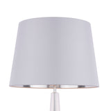 Laura Ashley Emyr Lamp Shade, Silver with Metallic Lining 40cm/16 inch –  from Amos Lighting + Home