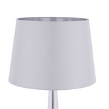 Laura Ashley Emyr Lamp Shade, Silver with Metallic Lining 40cm/16 inch –  from Amos Lighting + Home