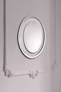 Laura Ashley Evie Oval Mirror 80cm x 60cm –  from Amos Lighting + Home