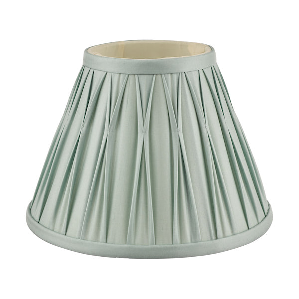 Laura Ashley Fenn Silk Empire Drum Shade Duck Egg 20cm/8 inch –  from Amos Lighting + Home